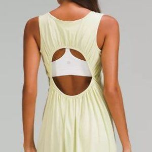 Lululemon Pima Cotton Open-Back Midi Dress - size 4